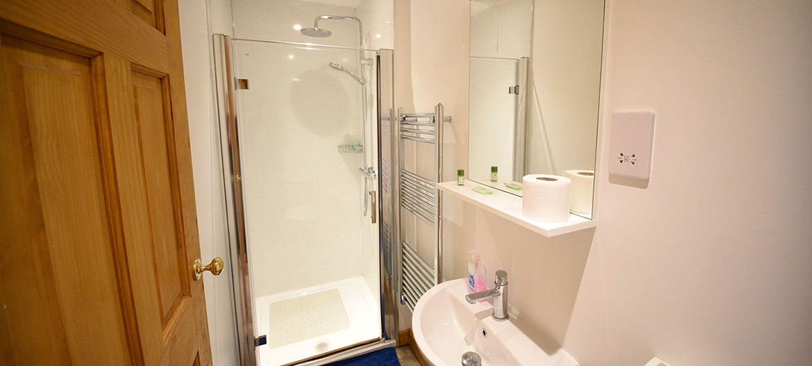 Kenmore Bed and Breakfast accommodation in Portree contains en suite shower rooms with heated towel rails
