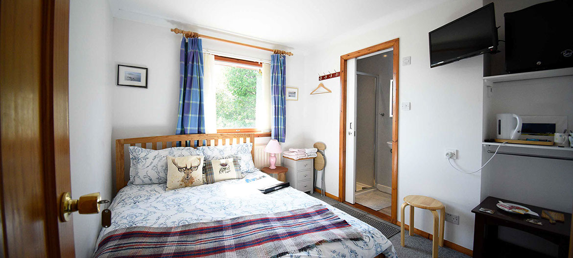 Enjoy a great nights sleep at our Portree Bed and Breakfast accommodation with en suite shower room