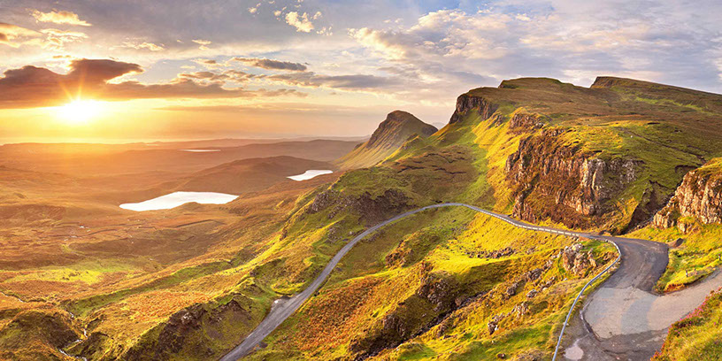 Stay at Kenmore Bed and Breakfast accommodation and explore The Quiraing